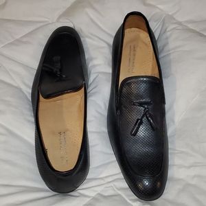 Saks Fifth Avenue Black slip on men shoes
